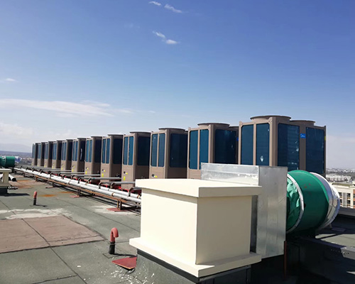 青海建設(shè)科技大廈三陽(yáng)大酒店-空調(diào)機(jī)房系統(tǒng)（制冷+過度季節(jié)采暖）